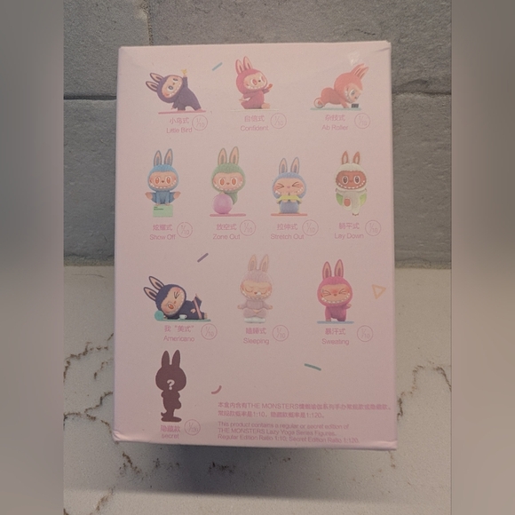 Labubu Lazy Yoga Figurine - "Lay Down" NIB - Picture 5 of 8